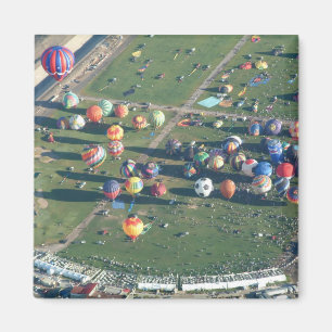 Balloon Albuquerque in the Morning Magnet
