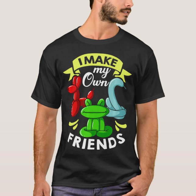Balloon Animal Artist Twister Twisting Premium  (2 T-Shirt (Front)