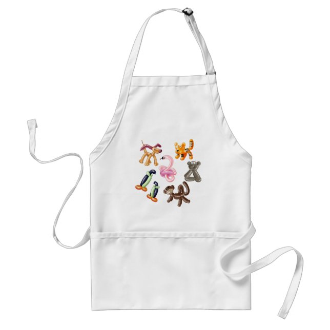 BALLOON ANIMAL PARTY ADULT APRON (Front)