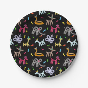 Balloon Animals Kids Birthday Party Theme Paper Plates