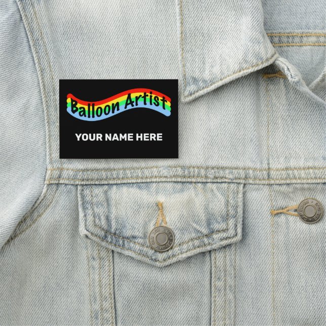 Balloon Artist Name Badge (In Situ)