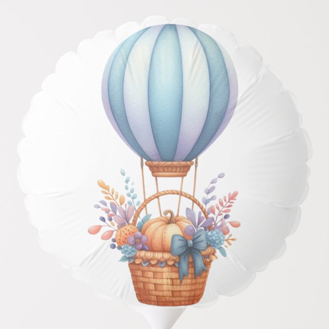 Balloon-Autumn Baby Shower Balloon Medium. (Back)