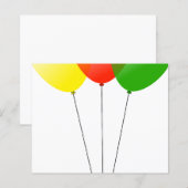 Balloon balloons custom personalize Anniversaries (Front/Back)