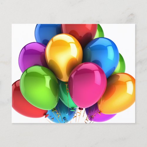 balloon balloons custom personalize Anniversaries Flyer