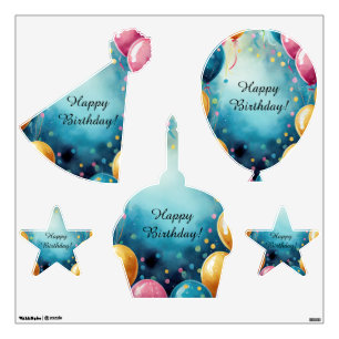 Balloon Bash Wall Wonders Decal