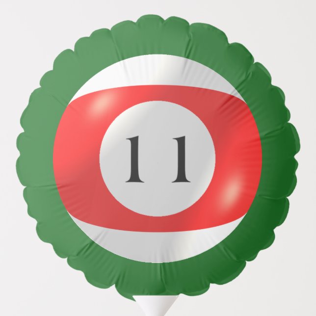 Balloon - Billiards - 11 Ball (Back)