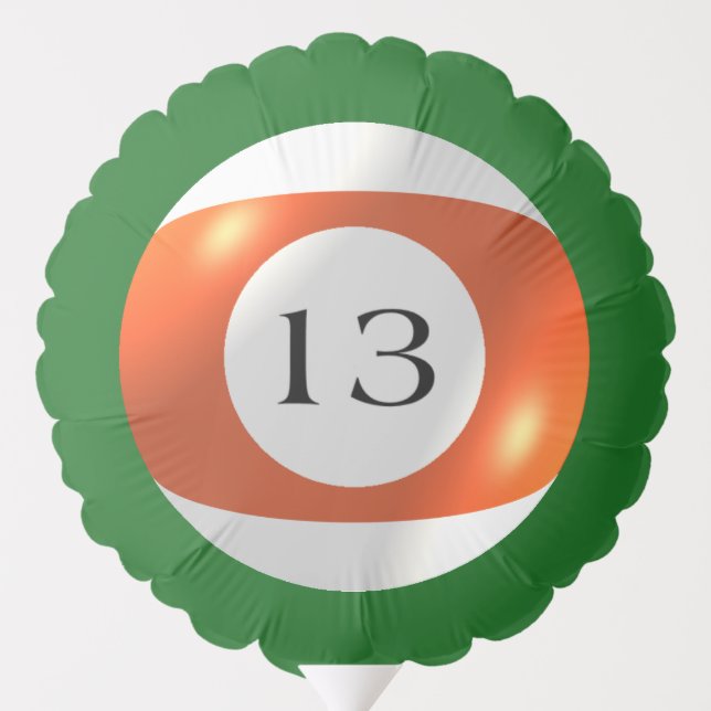 Balloon - Billiards - 13 Ball (Back)