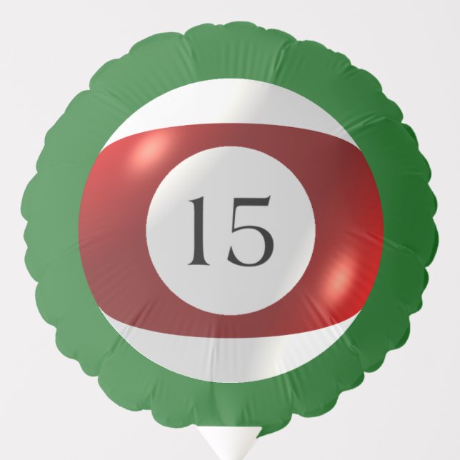 Balloon - Billiards - 15 Ball (Front)
