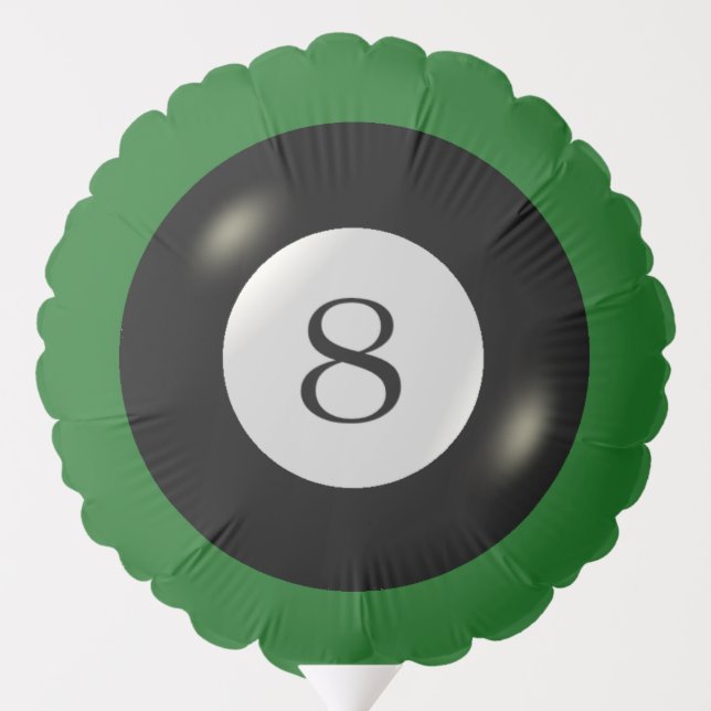 Balloon - Billiards - 8 Ball (Back)