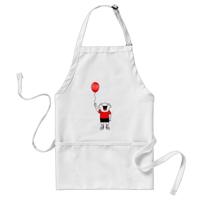 Balloon Boy Adult Apron (Front)