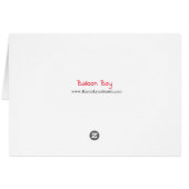 Balloon Boy Card (Back Horizontal)