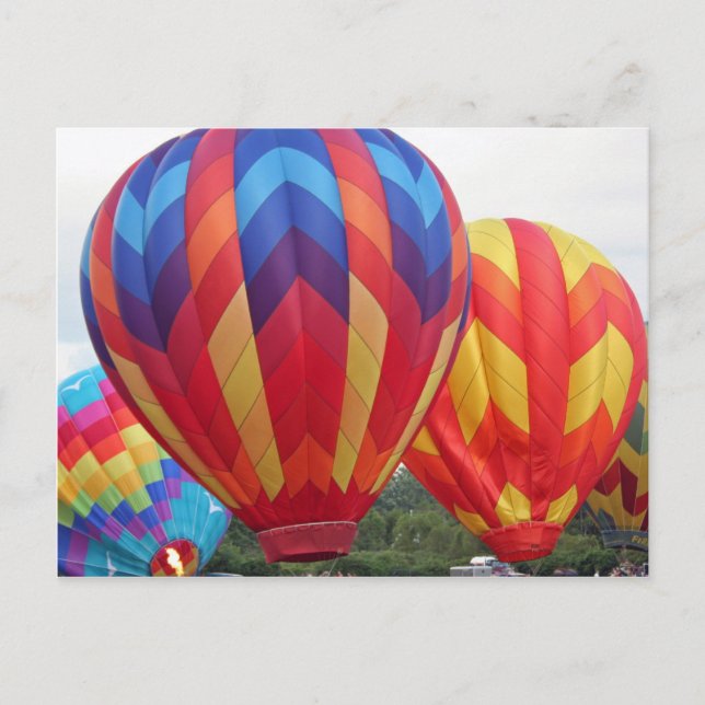 Balloon brightly colored postcard (Front)