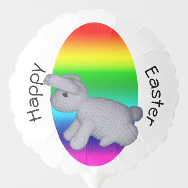 Balloon - Bunny with Colorful Eggs (Front)