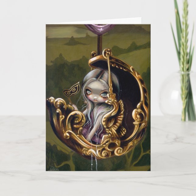 "Balloon Chariot" Greeting Card (Front)