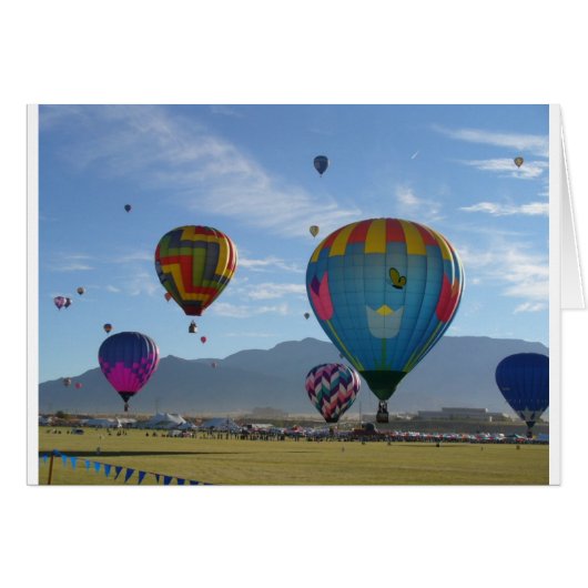 Balloon cluster cards (Front Horizontal)