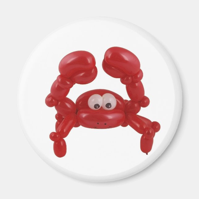 Balloon crab magnet (Front)