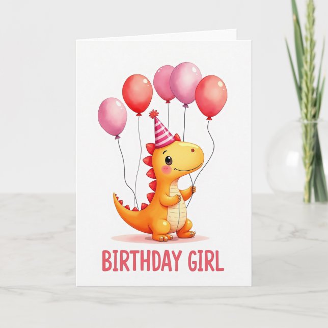 Balloon Creature Festive Card (Front)
