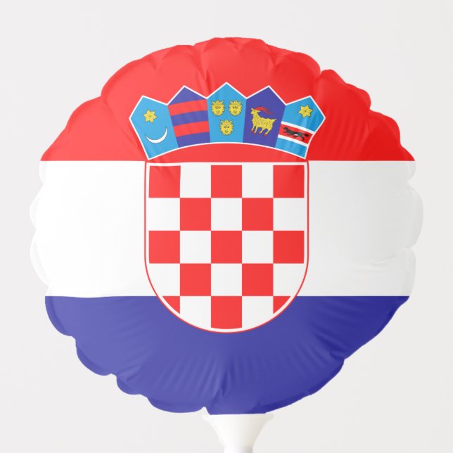 Balloon & Croatian Flag, patriots party / Croatia (Front)
