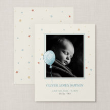Balloon Daydream Compact Baby Announcement