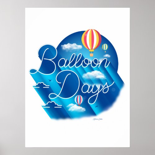 Balloon Days Poster 18x24