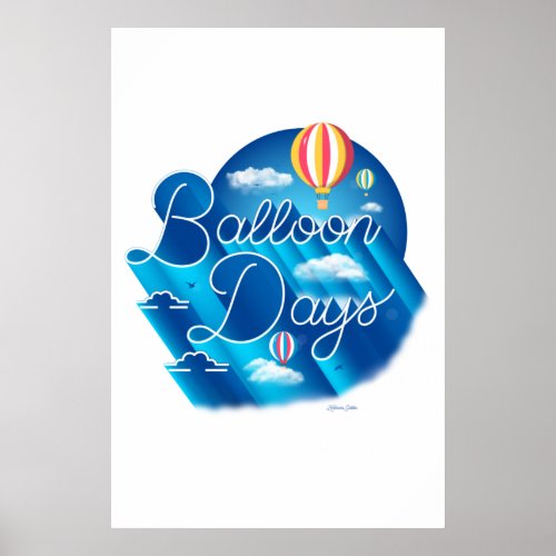Balloon Days Poster 24x36