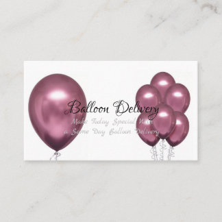 Balloon Delivery Business Card