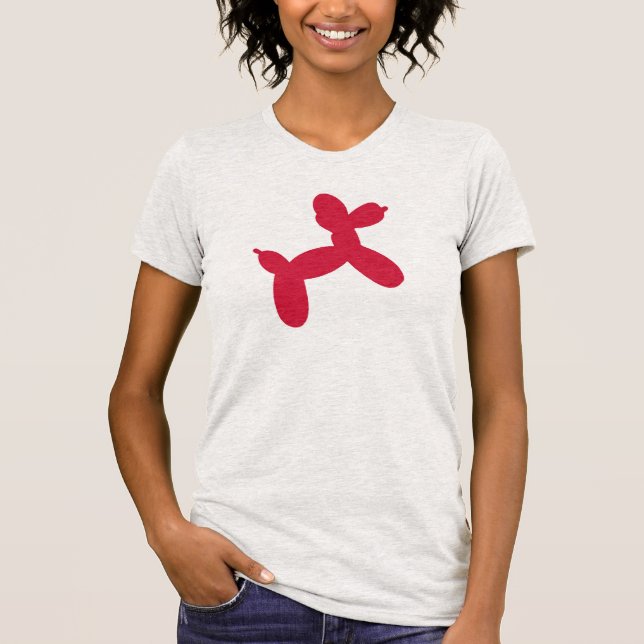 Balloon Dog - Bella Canvas Fine Jersey T-Shirt (Front)