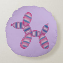 Balloon dog bisexual flag colors