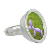 Balloon Dog Ring (Side)