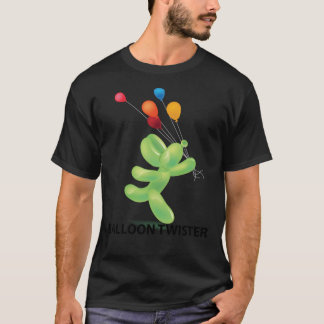 Balloon dog running "BALLOON TWISTER" Cl T-Shirt