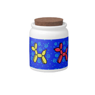 Balloon Dog Tip Jar or Candy Jar
