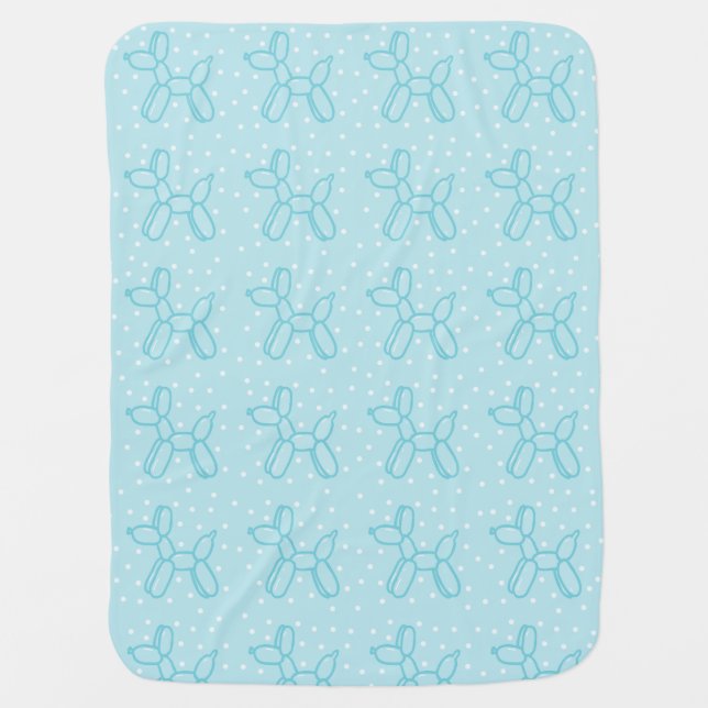 Balloon Dogs Baby Blanket (Front)