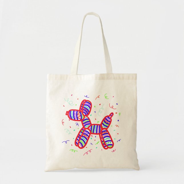 Balloon Dogs Party Tote Bag (Front)
