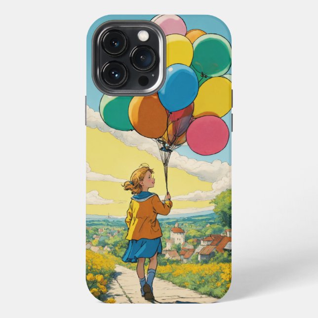 Balloon Dreams Iphone Case (Back)