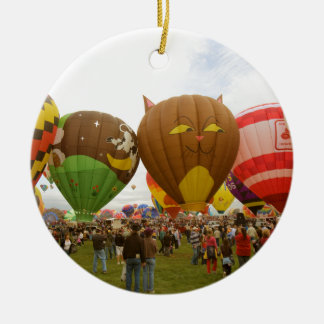 Balloon Fest Ceramic Ornament