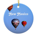 Balloon Festival in New Mexico Ceramic Ornament