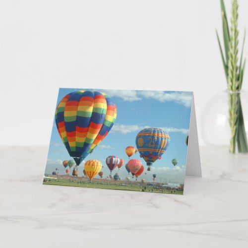 Balloon Fiesta Albuquerque Card