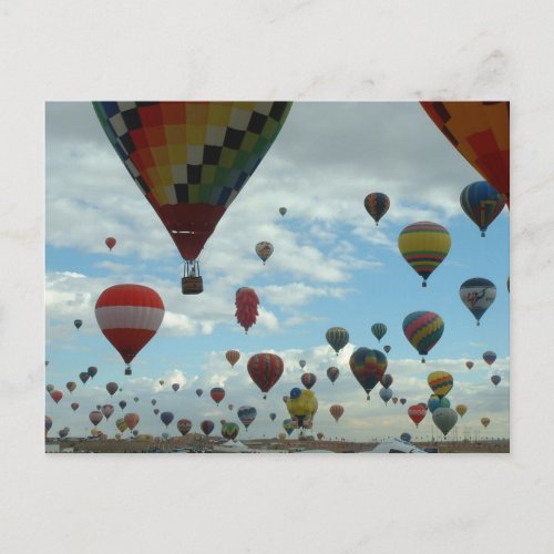 Balloon fiesta postcard