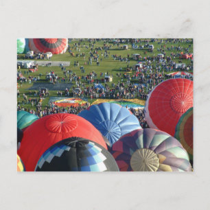 Balloon fiesta postcard