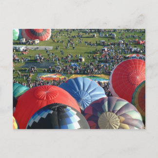 Balloon fiesta postcard