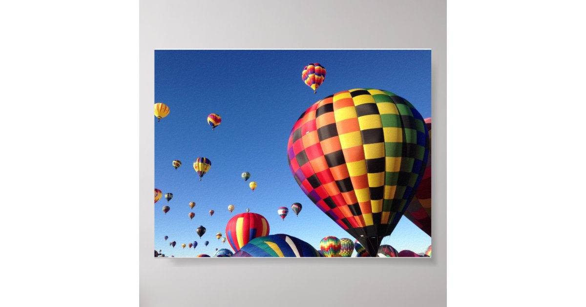 Balloon Fiesta Poster Zazzle