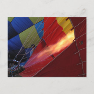 Balloon Flame - Hot Air Balloon Festival Postcard