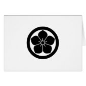 Balloon flower in circle (Front Horizontal)