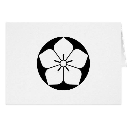 Balloon flower in rice cake cards (Front Horizontal)