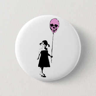 Balloon Girl Pinback Button