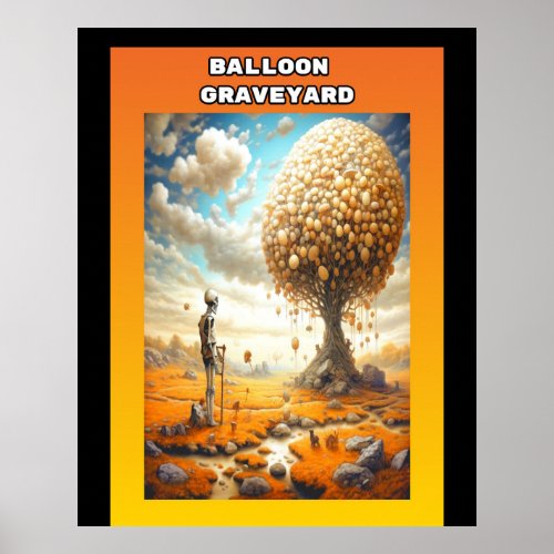 Balloon Graveyard Poster