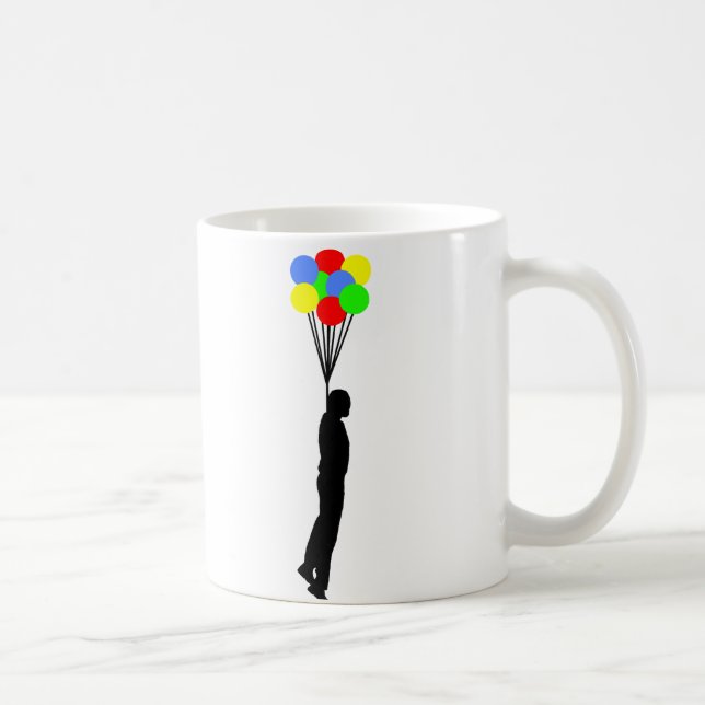 Balloon Hanging Funny Mug (Right)
