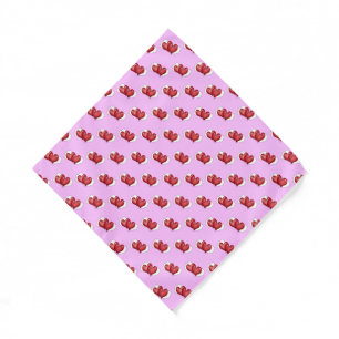 Balloon Hearts Clouds Bandana