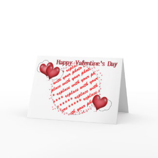 Balloon  Hearts Valentine - Soon We'll Be Together Holiday Card