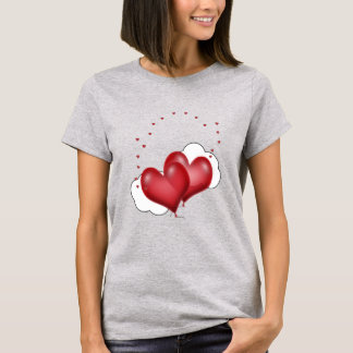 Balloon Hearts With Little Hearts T-Shirt